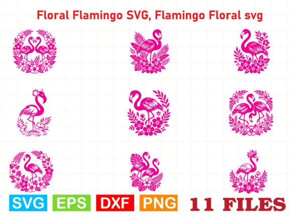Floral Flamingo SVG Review for Embroidery Projects