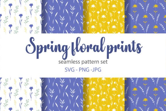 Spring Floral Prints: A Graphic Design Asset for Illustrations
