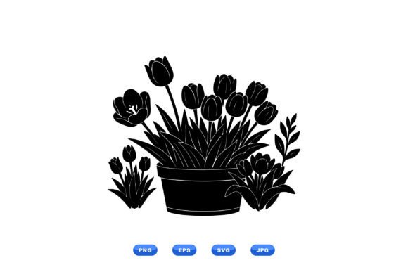 Tulip Floral SVG Collection: Graphics & Illustrations for Spring Branding